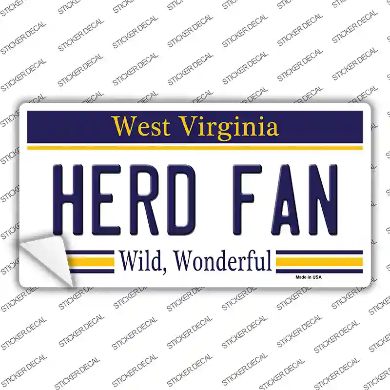 Herd Fan Novelty Sticker Decal
