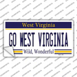 Go West Virginia Novelty Sticker Decal