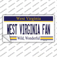 West Virginia Fan Novelty Sticker Decal