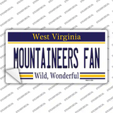 Mountaineers Fan Novelty Sticker Decal