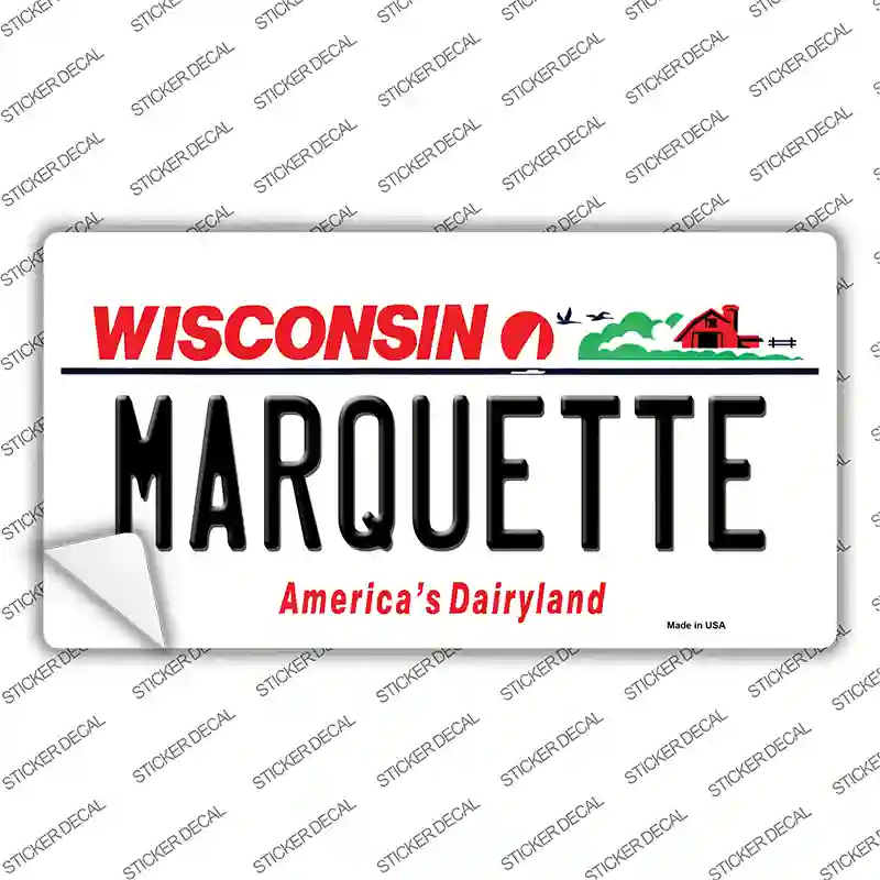 Marquette Novelty Sticker Decal