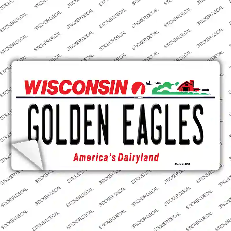 Golden Eagles Novelty Sticker Decal