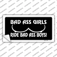 Bad Ass Girls Novelty Sticker Decal