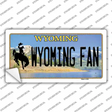 Wyoming Fan Novelty Sticker Decal