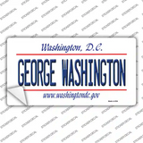 George Washington Novelty Sticker Decal