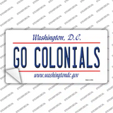 Go Colonials Novelty Sticker Decal