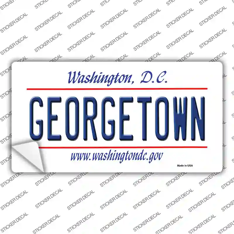 Georgetown Novelty Sticker Decal