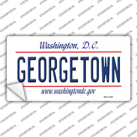 Georgetown Novelty Sticker Decal