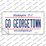 Go Georgetown Novelty Sticker Decal