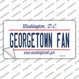 Georgetown Fan Novelty Sticker Decal