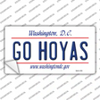 Go Hoyas Novelty Sticker Decal