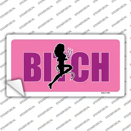 She-Devil Bitch Novelty Sticker Decal