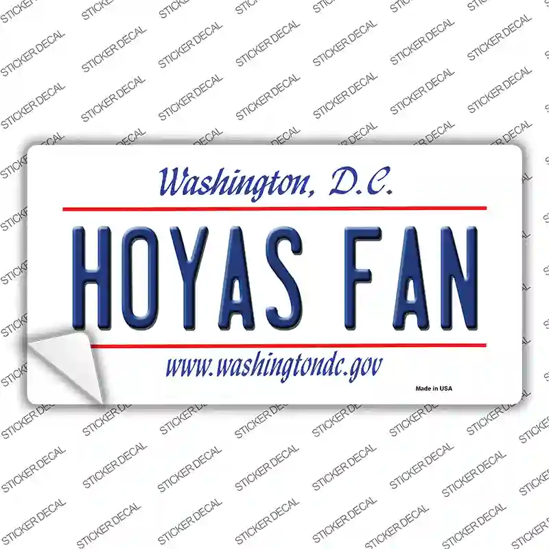 Hoyas Fan Novelty Sticker Decal