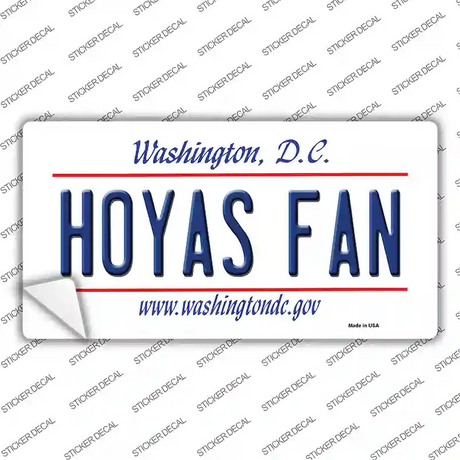 Hoyas Fan Novelty Sticker Decal