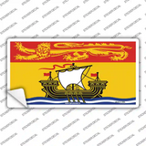 New Brunswick Canada Flag Novelty Sticker Decal