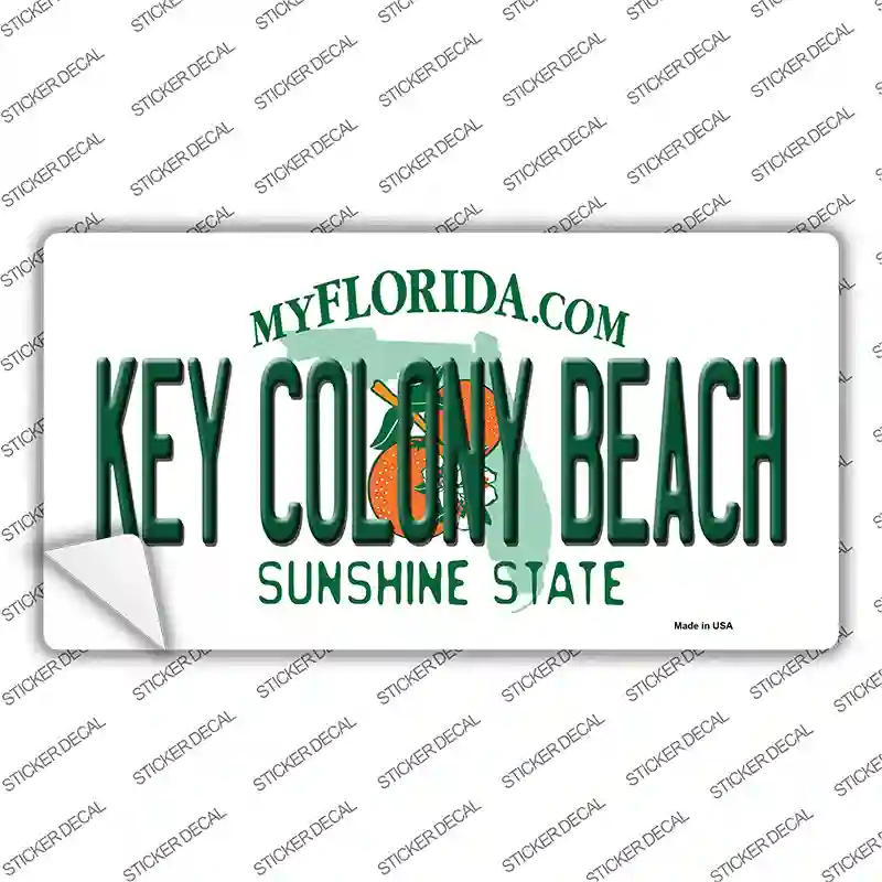 Key Colony Beach Florida Novelty Sticker Decal