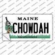 Chowdah Maine Novelty Sticker Decal