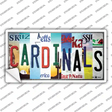 Cardinals Strip Art Novelty Sticker Decal