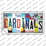Cardinals Strip Art Novelty Sticker Decal
