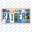 Raiders Strip Art Novelty Sticker Decal