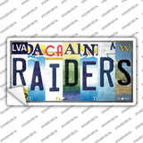 Raiders Strip Art Novelty Sticker Decal