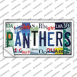 Panthers Strip Art Novelty Sticker Decal