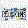 Redskins Strip Art Novelty Sticker Decal