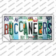 Buccaneers Strip Art Novelty Sticker Decal