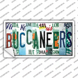 Buccaneers Strip Art Novelty Sticker Decal