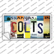 Colts Strip Art Novelty Sticker Decal