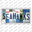 Seahawks Strip Art Novelty Sticker Decal