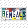 Bengals Strip Art Novelty Sticker Decal