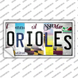 Orioles Strip Art Novelty Sticker Decal