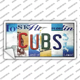Cubs Strip Art Novelty Sticker Decal