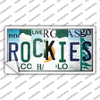 Rockies Strip Art Novelty Sticker Decal
