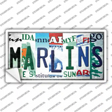 Marlins Strip Art Novelty Sticker Decal