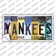 Yankees Strip Art Novelty Sticker Decal