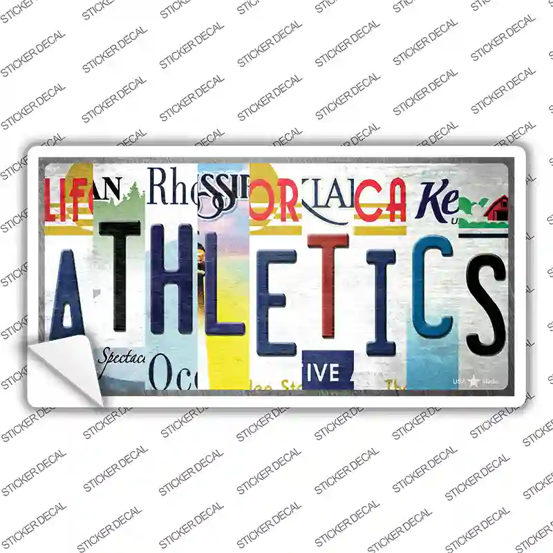 As Strip Art Novelty Sticker Decal