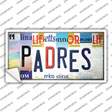 Padres Strip Art Novelty Sticker Decal