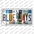 Blue Jays Strip Art Novelty Sticker Decal