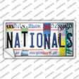 Nationals Strip Art Novelty Sticker Decal