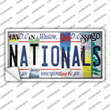 Nationals Strip Art Novelty Sticker Decal