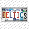 Celtics Strip Art Novelty Sticker Decal