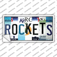Rockets Strip Art Novelty Sticker Decal