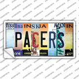 Pacers Strip Art Novelty Sticker Decal