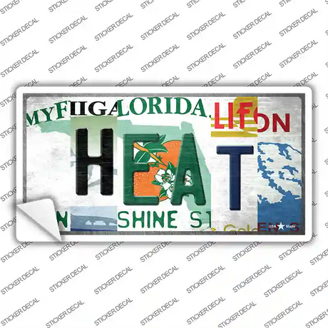 Heat Strip Art Novelty Sticker Decal