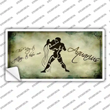 Aquarius Zodiac Novelty Sticker Decal