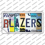Blazers Strip Art Novelty Sticker Decal