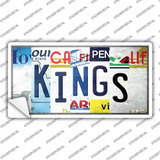 Kings Strip Art Novelty Sticker Decal