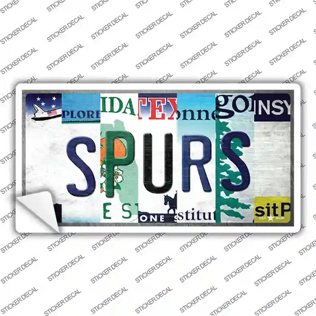 Spurs Strip Art Novelty Sticker Decal